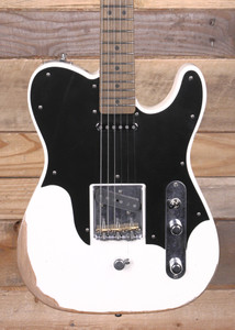 Fender John Osborne Telecaster Electric Guitar Road Worn Olympic White w/ Case