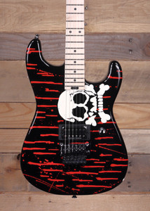 Charvel Warren DeMartini Signature Pro-Mod Electric Guitar Blood &  Skulls