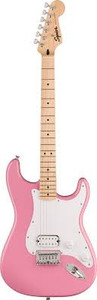 Squier Sonic Stratocaster HT H Flash Pink