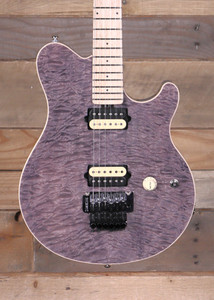 Music Man 30th Anniversary Axis Electric Guitar Translucent Black w/ Case