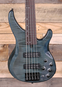 Yamaha TRBX605FM 5-String Bass Guitar Indigo Blue