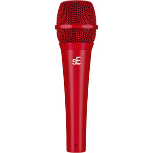 SE Electronics V7 RED Studio-Grade Handheld Microphone Supercardioid Red