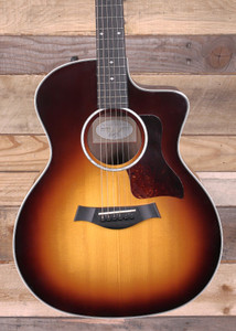 Taylor 214ce-SB DLX Acoustic/Electric Guitar Tobacco Sunburst w/ Case "Good Condition"