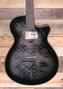 Ibanez AEG70 Acoustic/Electric Guitar Transparent Charcoal Burst