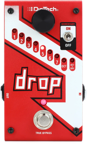 DigiTech Drop Polyphonic Drop Tune Pitch-Shift Pedal Black Limitied Edition
