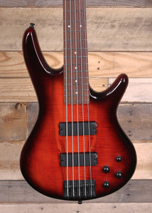 Ibanez GSR205SM SR Gio 5-String Bass Guitar Charcoal Brown Burst