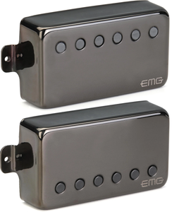 EMG JH Pick up set Brushed Black Chrome - James Hetfield