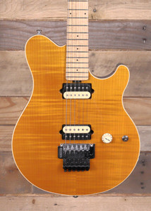 2013 Music Man Axis Electric Guitar Trans Gold w/ Case "Excellent Condition"