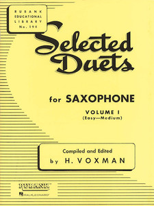 Rubank Selected Duets for Saxophone - Vol 1