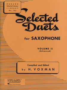 Rubank Selected Duets for Saxophone - Vol 2