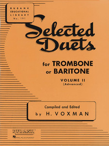 Rubank Selected Duets for Trombone/Baritone - Vol 2
