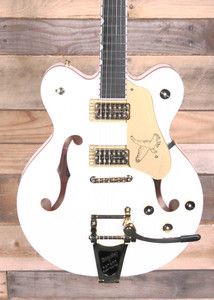 Gretsch G6636T Players Edition Falcon Center Block Double-Cut White w/ Case "Excellent Condition"
