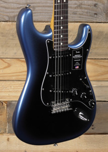 Fender American Professional II Stratocaster Electric Guitar Dark Night w/ Case & Rosewood Fretboard "Mint Condition"