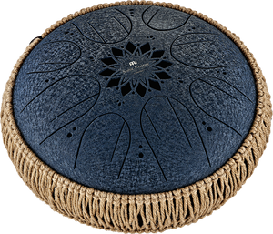 Meinl Sonic Energy Medium Octave Steel Tongue Drum, C Minor, Navy Blue