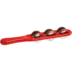 Meinl Percussion Headliner® Series Jingle Stick, Red, Stainsless steel jingles