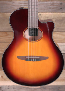 Yamaha NTX1 Acoustic-Electric Classical Guitar Brown Sunburst