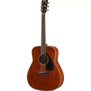 Yamaha FG850 Dreadnought Acoustic Guitar - Natural (Solid Mahogany Top) - 1