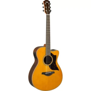 Yamaha AC1R Concert Cutaway Acoustic-Electric Guitar - Vintage Natural - 1