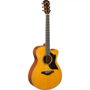 Yamaha AC3M ARE Concert Cutaway Acoustic-Electric Guitar - Vintage Natural - 1