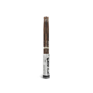 ProMark Classic Forward 5B FireGrain Hickory Drumstick, Oval Wood Tip - 2 Pack - 1