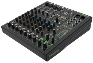 Mackie ProFX10 GO Battery-Powered 10-Channel Analog Mixer with USB-C and Bluetooth - 1