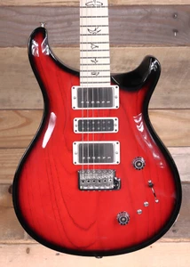 PRS Swamp Ash Special Maple Electric Guitar Scarlet Smokeburst w/ Gigbag