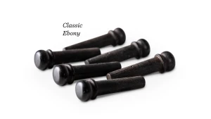 Taylor Bridge Pins - Crelicam Ebony, 6-Pack (7250)