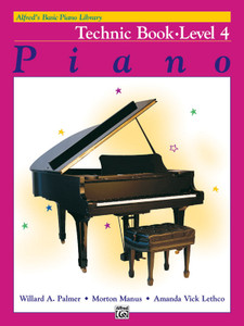 Alfred's Basic Piano Library: Technic Book 4 - Piano Book
