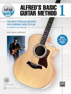 Alfred's Basic Guitar Method 1 (Third Edition) - Guitar Book & Online Audio