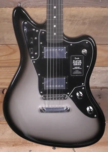 Fender Limited Edition Player Fusion Jaguar Baritone Electric Guitar Silverburst w/ Gigbag