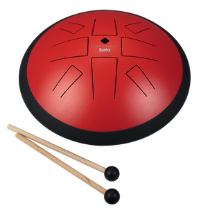 Sela SE374 Melody Tongue Drum 10 in. C Pygmy - Red - 1