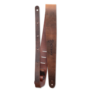 Martin Vintage Leather Guitar Strap - Tobacco Brown