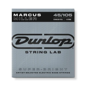 Dunlop Marcus Miller Super Bright Bass Strings 45-105 - 4-String, Long Scale - 1