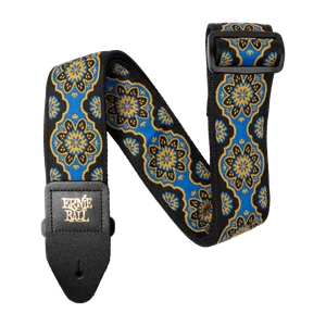 Ernie Ball Classic Jacquard Guitar Strap/Bass Strap - Kaleidoscope Blue