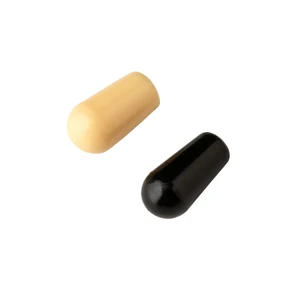 PRS 3-Way Toggle Switch Caps, SAE - Cream & Black (Set of 2)
