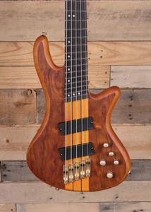 Schecter Stiletto Studio-5 FF 5-String Bass Honey Satin