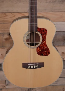 Guild B-140E Acoustic/Electric Bass Natural w/ Gigbag