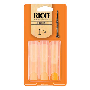 D'Addario Rico Size 2.5 Bb Clarinet Reeds - 3 Pack D'Addario Rico Size 2.5 Bb Clarinet Reeds - 3 Pack