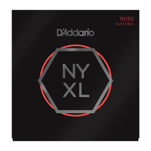 D'Addario NYXL1052 Nickel Wound Electric Guitar Strings Light Top / Heavy Bottom 10-52 D'Addario NYXL1052 Nickel Wound Electric Guitar Strings Light Top / Heavy Bottom 10-52