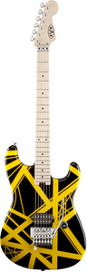 EVH Striped Series Black with Yellow Stripes Electric Guitar EVH Striped Series Black with Yellow Stripes Electric Guitar