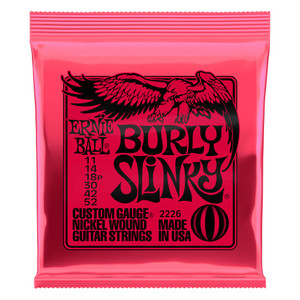 Ernie Ball Burly Slinky 5-String Nickel Wound Electric Guitar Strings - 11-52 Gauge Ernie Ball Burly Slinky 5-String Nickel Wound Electric Guitar Strings - 11-52 Gauge