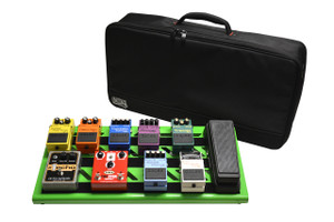 Gator Large Aluminum Pedal Board Screamer Green w/ Gigbag Gator Large Aluminum Pedal Board Screamer Green w/ Gigbag