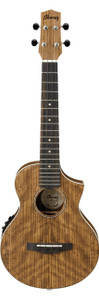 Ibanez UEWT14E Exotic Wood Cutaway Acoustic/Electric Tenor Ukulele