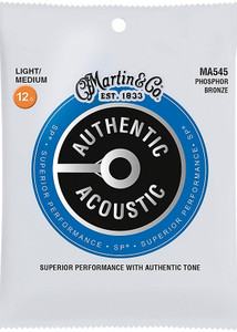 Martin MA545 Authentic Acoustic SP Phosphor Bronze Light/Medium Martin MA545 Authentic Acoustic SP Phosphor Bronze Light/Medium