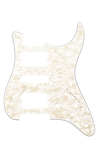 Fender Stratocaster H/S/H 4-Ply 11-Hole Mount Pickguard Aged White Pearl Fender Stratocaster H/S/H 4-Ply 11-Hole Mount Pickguard Aged White Pearl