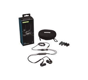 Shure SE215 Earphone Black w/ Universal 3.5mm Remote + Mic For Apple & Android Shure SE215 Earphone Black w/ Universal 3.5mm Remote + Mic For Apple & Android