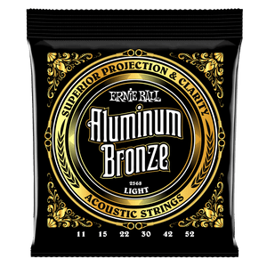 Ernie Ball P02568 Aluminum Bronze Light Acoustic Guitar Strings Ernie Ball P02568 Aluminum Bronze Light Acoustic Guitar Strings
