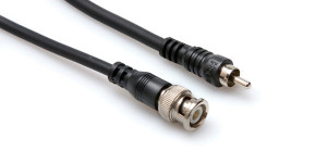 Hosa BNR-103 75-Ohm Coax BNC to RCA - 3 ft Hosa BNR-103 75-Ohm Coax BNC to RCA - 3 ft
