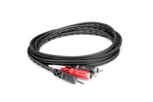 Hosa CMR-203 3 ft Stereo Breakout Cable - 3.5mm TRS to Dual RCA Hosa CMR-203 3 ft Stereo Breakout Cable - 3.5mm TRS to Dual RCA