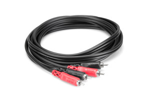 Hosa CRA-203 3m Stereo Interconnect Cable - Dual RCA to Same Hosa CRA-203 3m Stereo Interconnect Cable - Dual RCA to Same
